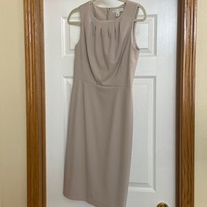 Banana Republic tan sheath dress